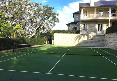 Tennis Court Synthetic Grass Installation In Sydney Artificial Tennis