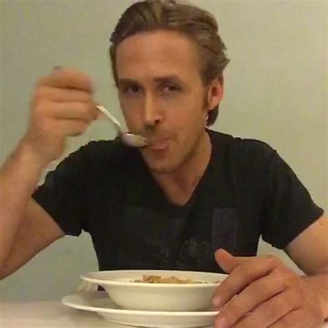 Ryan Gosling Eating Cereal Vine Videos Popsugar Celebrity