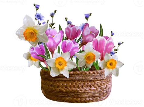 Free Easter Flower Arrangement Illustration 20966712 Png With