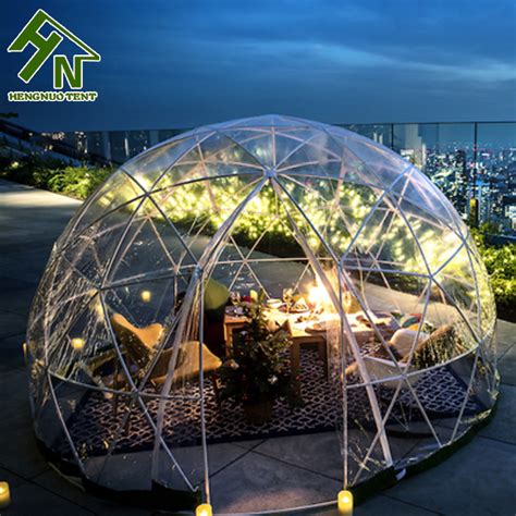 170twhite breathable polyester high density light nylon mesh fabric. China Outdoor Summer Transparent Geodesic Garden Igloo ...