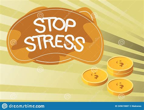 Text Caption Presenting Stop Stress Conceptual Photo Seek Help Take Medicines Spend Time With