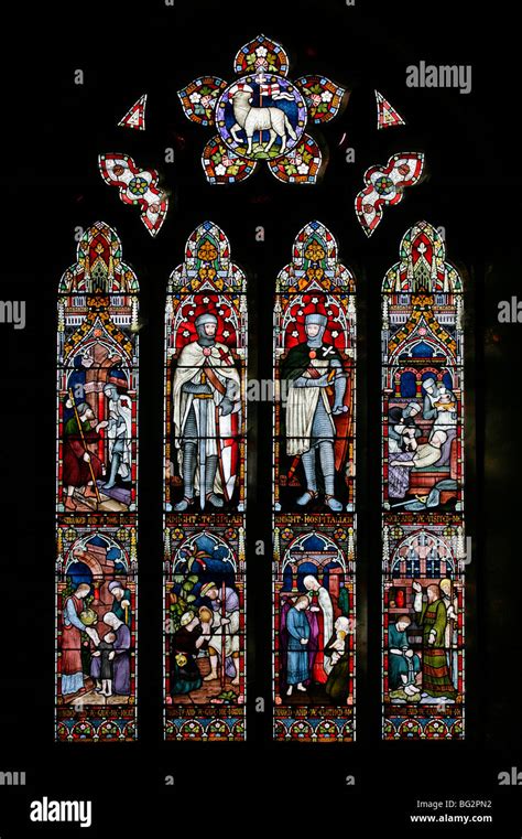 The West Stained Glass Windows Knights Templar And Hospitaller Church