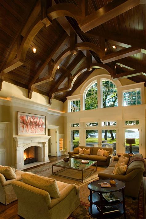 Vaulted Great Room Fireplace Janio Cesar