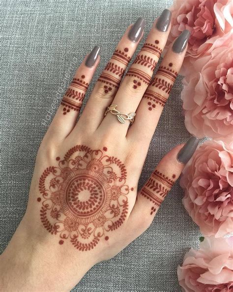 Simple Round Mehndi Designs For Hands 47 Mehndi Design For Front Hand