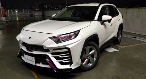 Make Your Toyota Rav4 Look Like A Lambo Urus With This Bodykit Carscoops