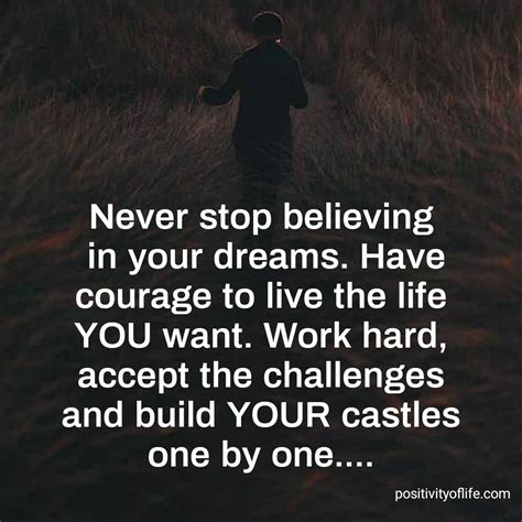 Never Stop Believing In Your Dreams