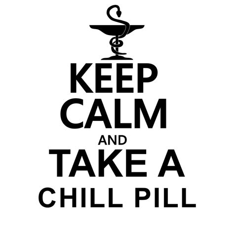 Keep Calm Pharmacy Merchandise Keep Calm Chill Pill Pharmacy