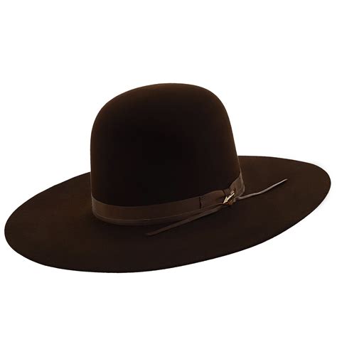 Smith Stetson Felt Open Crown Western Hat