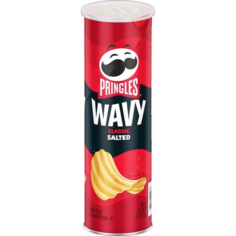 Pringles Wavy Potato Crisps Chips Lunch Snacks Snacks On The Go