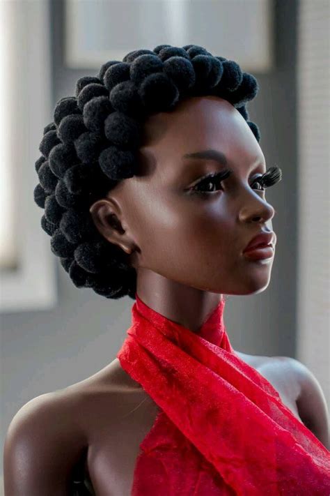 FB Black and Beautiful Doll Club | Natural hair doll, Black barbie
