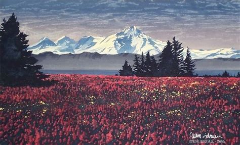 Byron Birdsall Mckinley Fireweed Artist Van Gogh Landscape Art
