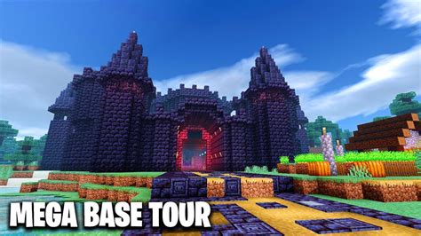 Best Minecraft Mega Base Built In Survival Survival Mega Bases Youtube