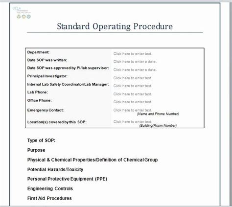 It sounds daunting, but it's really just a checklist. Standard Operation Procedure format Fresh 37 Best Stan ...