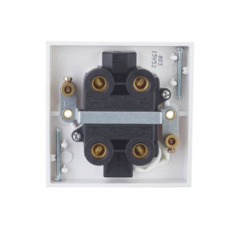 45a Double Pole Ceiling Pull Cord Switch With Neon Indicator