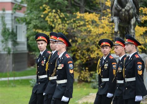 the cadets of the first moscow cadet corps editorial stock image image of show poise 85890954