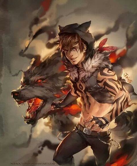 Wolf Boy In 2019 Anime Art Fantasy Anime Wolf Anime Art
