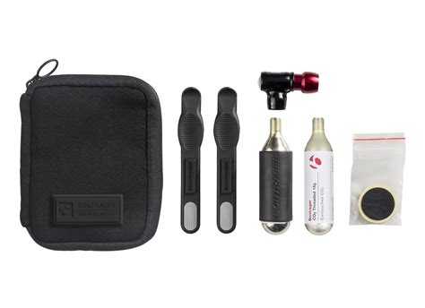 Get back on the road quickly after a flat. Bontrager Pro Flat Pack Tyre Repair Kit in Black