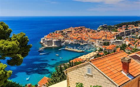 Dubrovnik Summer Coast Resort Croatian City Adriatic Sea Croatia