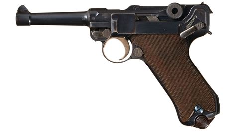 Dwm Model 1914 Commercial Luger Pistol With Navy Proofs