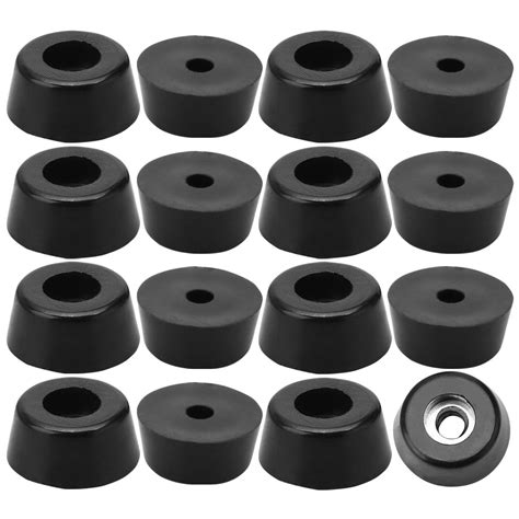 16pcs Rubber Feet Bumper Pads For Furniture Feet With Washer