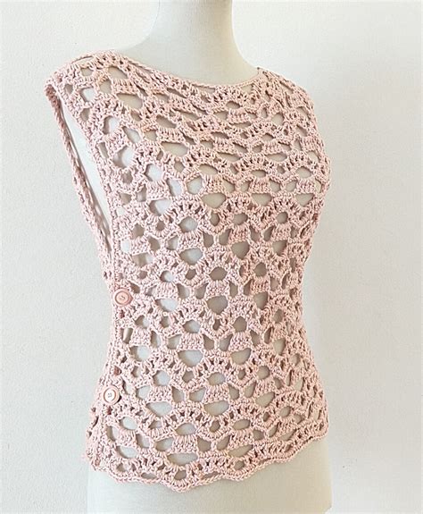 Cómo Tejer Blusa A Crochet Con Rectángulos Blog — Handwork Diy