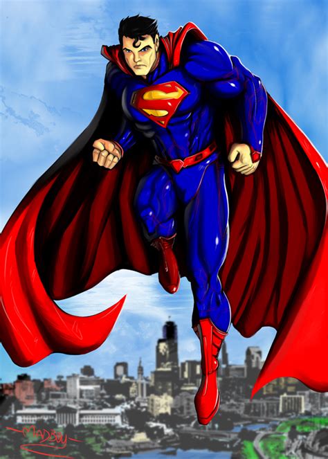 Superman 52 New Suit By Madboy Art On Deviantart