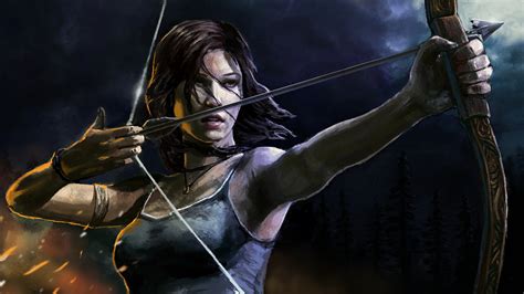 Lara Croft Tomb Raider Artwork 4k Wallpaper 4k