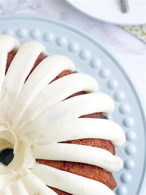 White Chocolate Raspberry Nothing Bundt Cake Copycat Recipe - banana