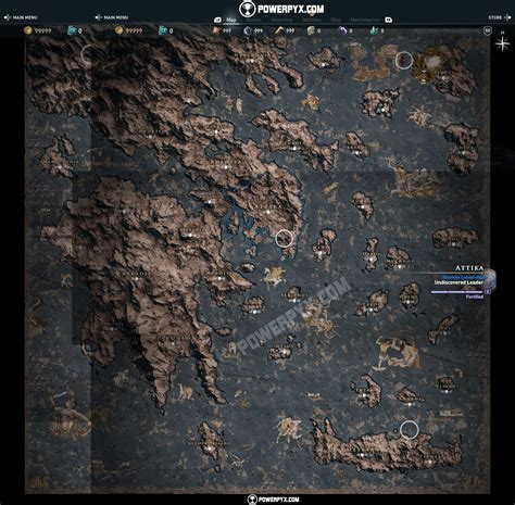 Assassin S Creed Odyssey Full World Map Revealed