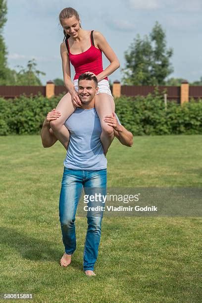 Sit On Shoulders Photos And Premium High Res Pictures Getty Images