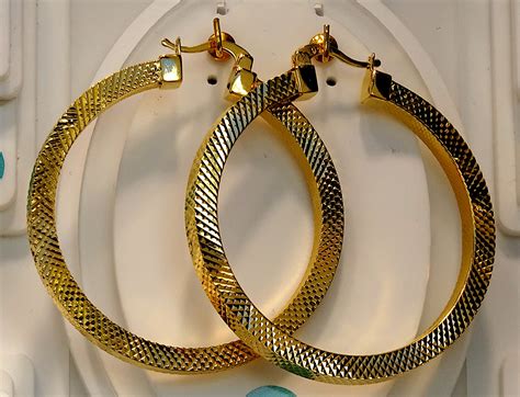 18ct Gold Hoops Earrings Free Stock Photo Public Domain Pictures