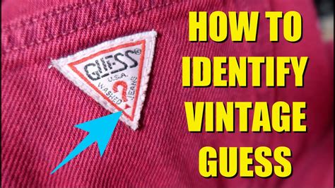 How To Identify Vintage Guess Clothing Youtube