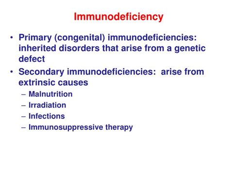 Ppt Immunodeficiency Powerpoint Presentation Free Download Id3355440