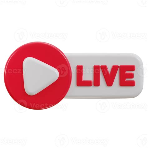 3d Live Streaming Icon 30772999 Png