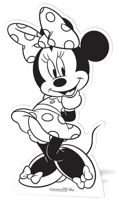 Imagenes De Minnie Para Colorear E Imprimir Tambi N Sirven Para Fondos