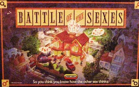 Battle Of The Sexes 1990 Board Game Team Toyboxes
