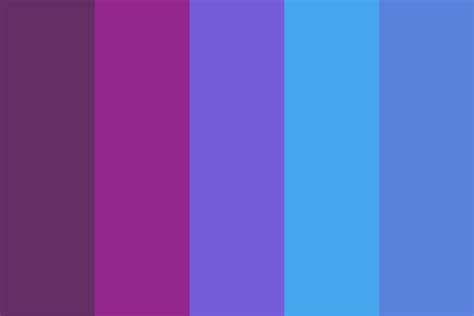 Violet Ii And Blue Color Palette