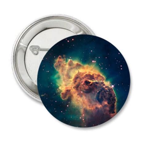 Galaxy Pinback Button Outer Space Badge Science By Bohobuttonshop
