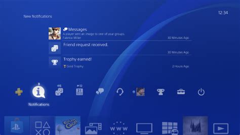 Whats On The Home Screen Playstation®4 Users Guide