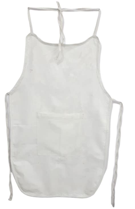 Cotton Plain White Kitchen Apron 5 At Rs 150 In Lucknow Id 25126689688