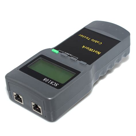 Not in complete control early ethernet was 1 mbps and would support up to 10 mbps and was supported on cat3 cable. New Network LAN Phone Cable Tester Wire Tracker Cat.5E/ 6E ...
