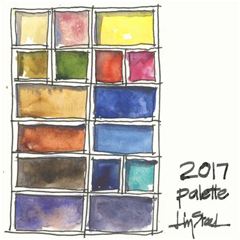 2017 Watercolour Palette Liz Steel Liz Steel