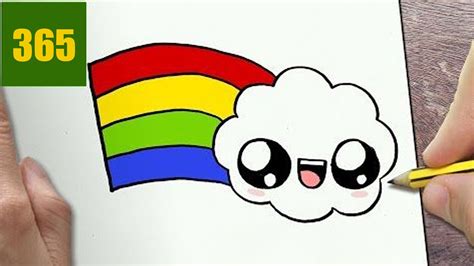 How To Draw A Rainbow Cute Easy Step By Step Drawing Lessons For Kids