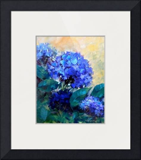 Bluest Of Blue Hydrangeas By Nancy Medina Hydrangeas Art Blue