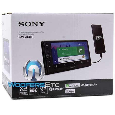 Xav Ax100 Sony In Dash 2 Din 64 Lcd Touchscreen Multimedia Receiver