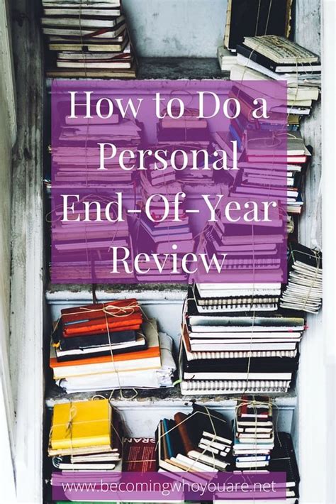How To Do A Personal End Of Year Review Year End Reflection End Of