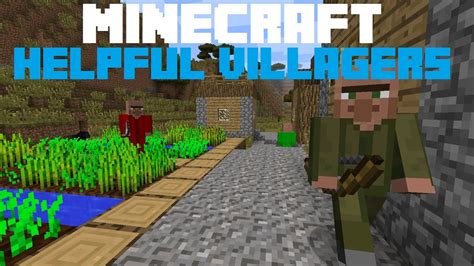 Minecraft Helpful Villagers Create Your Own Unique Village Mod