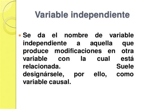 Variables E Hipotesis Operacionalización De Variables
