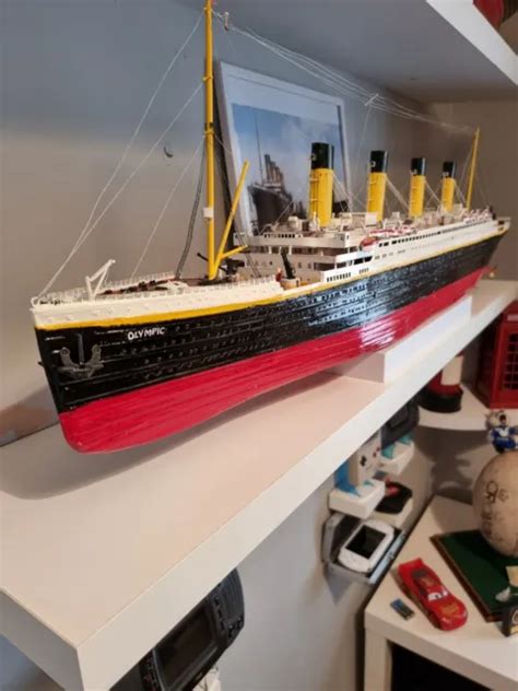 Rms Olympic Model Ship White Star Line Titanic Interest