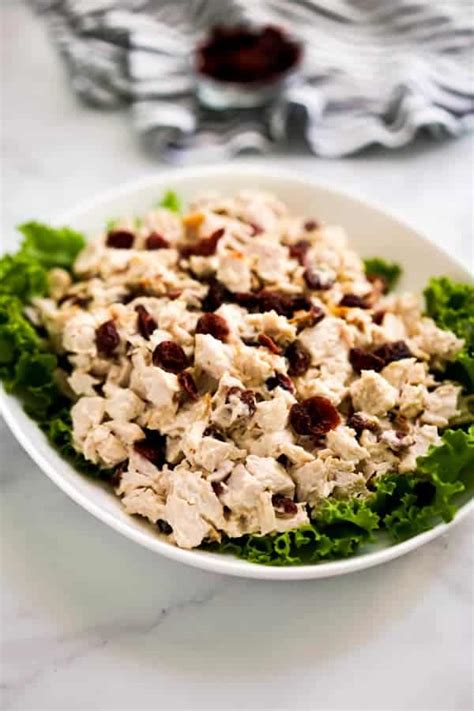 Turkey Salad With Cranberries With Leftover Turkey Joyous Apron